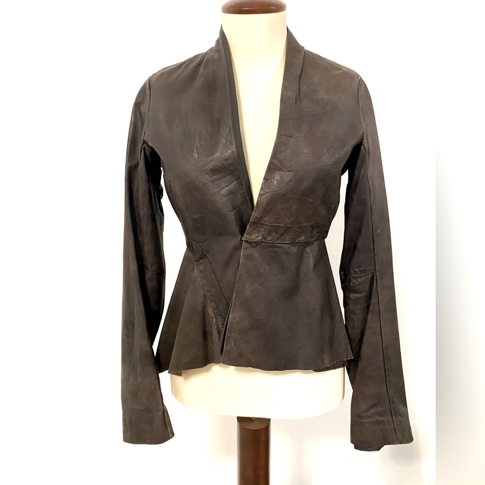 Rick Owens Leather Jacket
